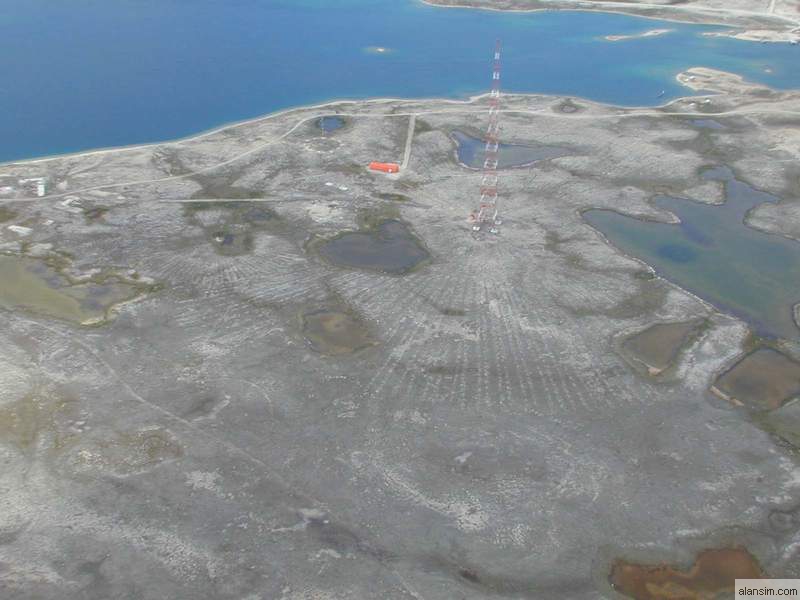 Just east of Cambridge Bay.